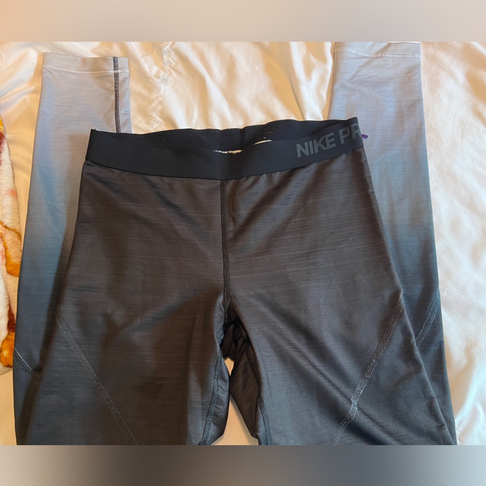 Nike Pro Black and White Leggings